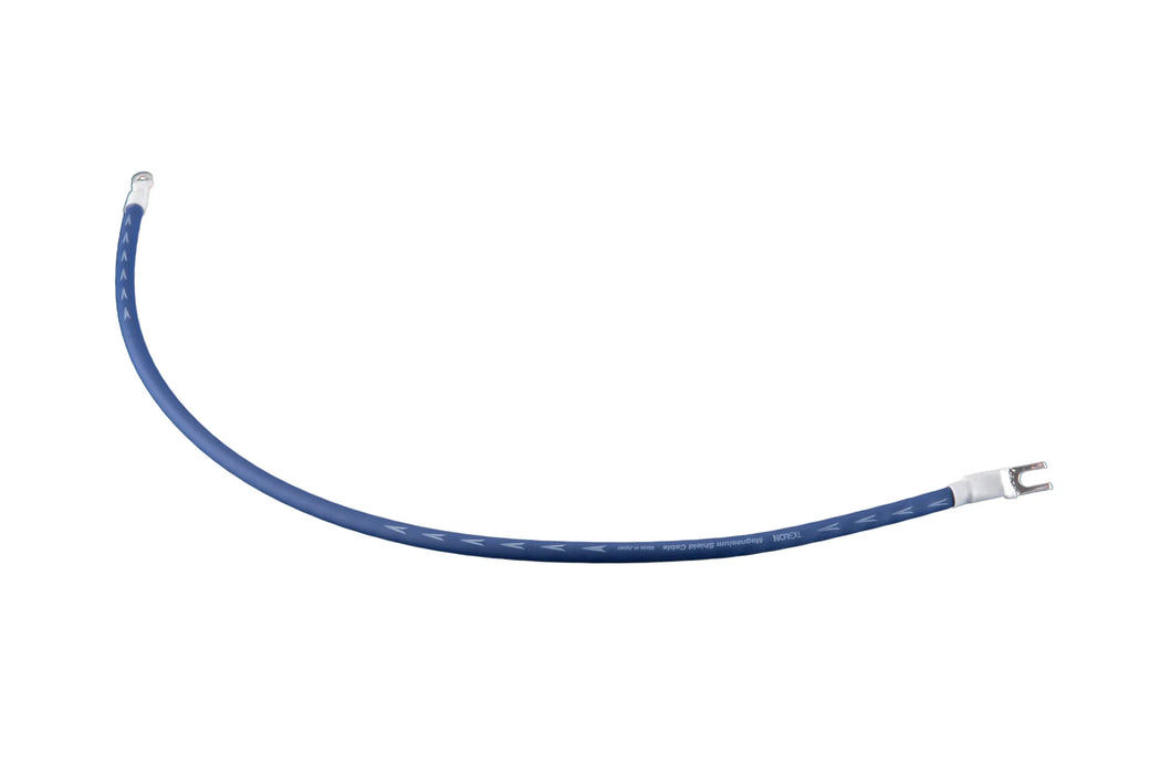 Tiglon D-REN Earth Grounding Cable - 1.0m / Spade > Ring - Cable