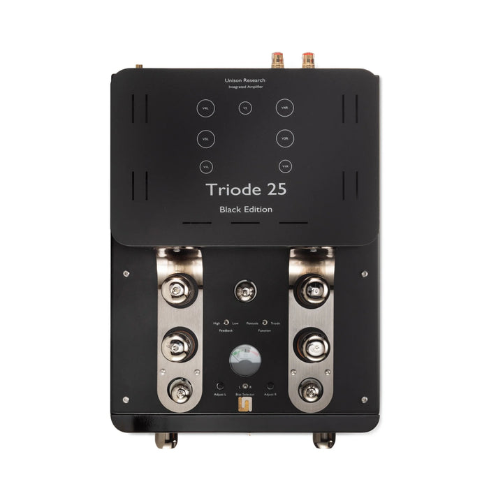 Unison Research Triode 25 [Black Edition] Integrated Tube Amplifier - Integrated Amplifier
