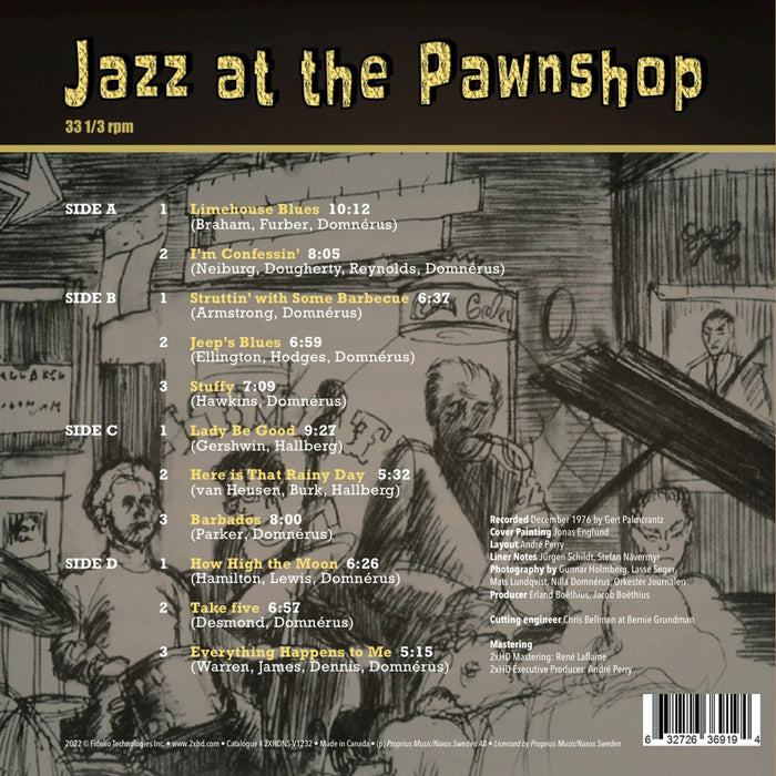 Various - Jazz At The Pawnshop - 33.3RPM 200G Vinyl 2LP - Music