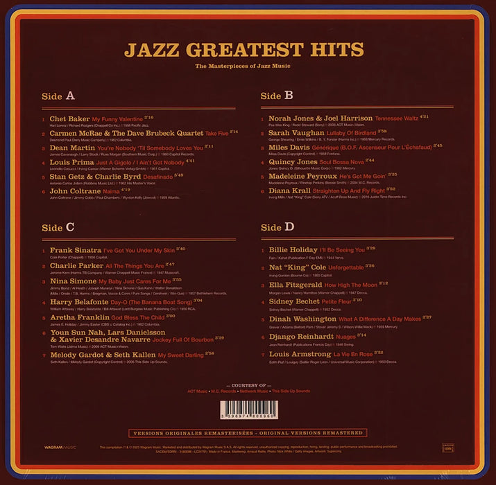 Various - Jazz Greatest Hits - Vinyl 2LP - Music