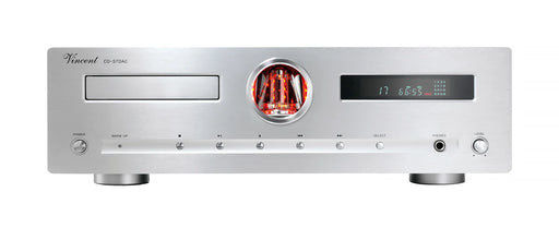 Vincent CD-S7 DAC Hybrid Tube CD Player and DAC - Silver - CD Player