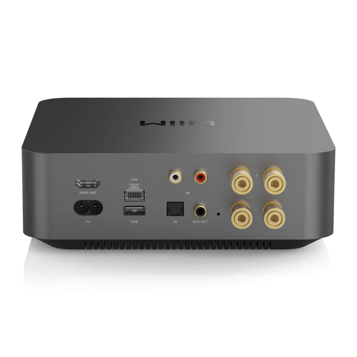 WiiM Amp Pro Streaming Amplifier - Space Gray - Network Amplifier