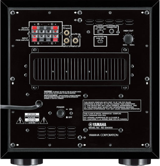 Yamaha NS-SW200 - 8inch Powered Subwoofer - The Audio Co.