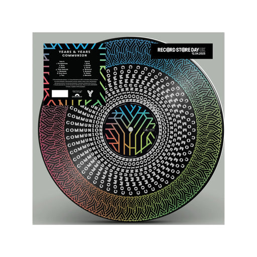 Years & Years - Communion - 180g Vinyl LP [Limited Zoetrope Picture Disc Vinyl] - Music